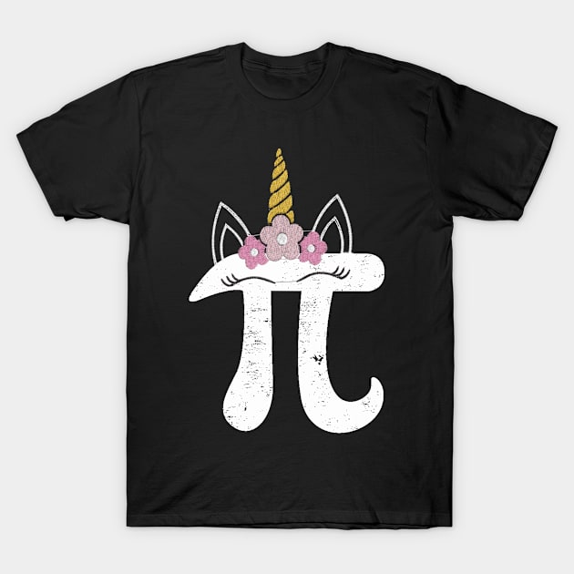 pi day unicorn pi day funny gift T-Shirt by Redmart